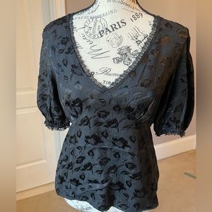 🦜Flattering floral design ladies blouse.          Bag 113